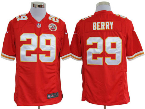 Red Nike Game NFL jerseys Kansas City Chiefs 29 Eric Berry